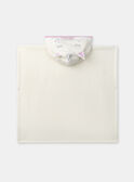 Poncho de bain écru à capuche  MRUCAPETTE / 25E4PFC3CDB001
