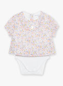 Body, bloomer et bandeau lilas à imprimé fleurs FORINE / 23E0CFT2ENSH700