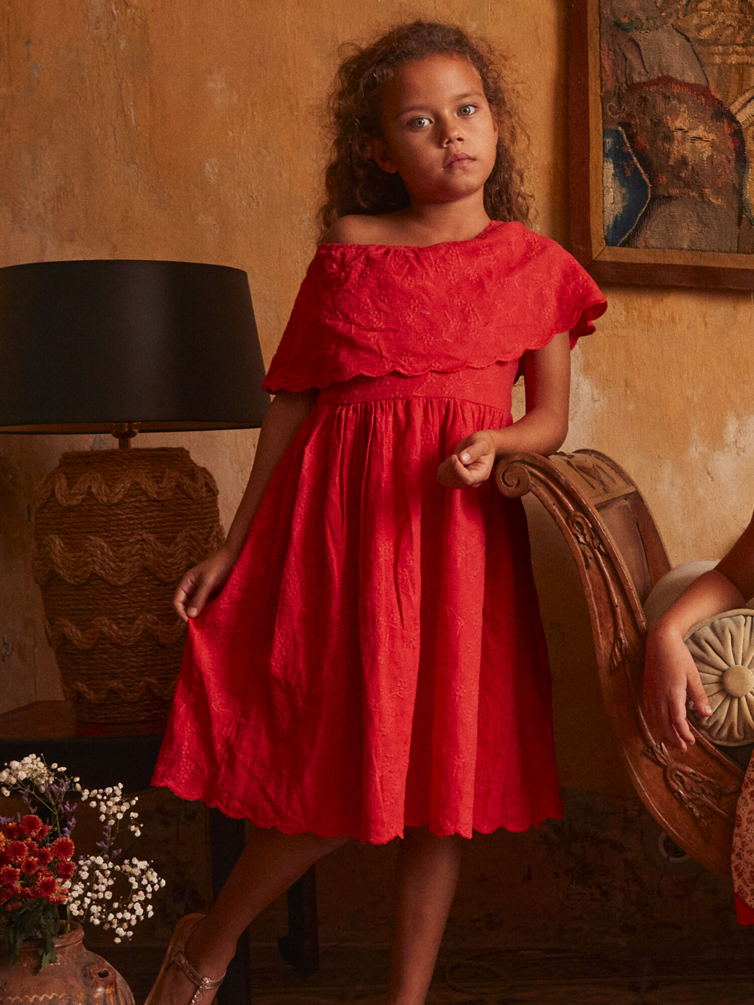 Robe Orange Fille Sergent Major