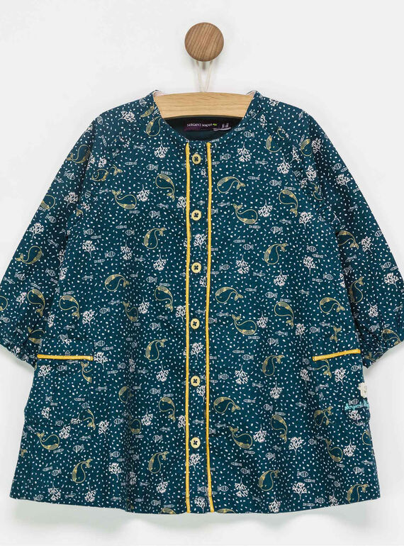 Robe verte PAINES / 18H1BFE2ROB060
