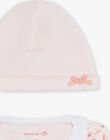 Pyjama et bonnet en velours rose clair FORRA_B / 23E0NF71GRE321