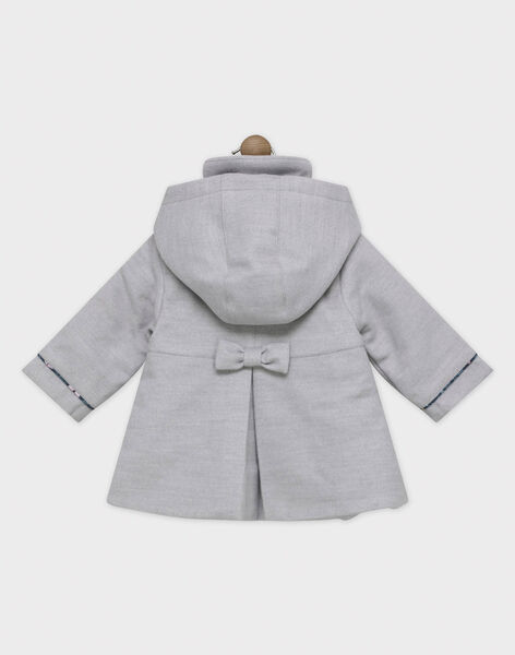 Manteau Gris En Feutrine Bebe Fille A Contre Saison Bebe Sergentmajor