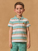 Polo Rayé Turquoise MLERAYAGE 2 / 25E3PGT3POL001