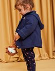 Manteau à capuche 2 en 1 bleu marine DINORA / 22H1BFG1PAR070