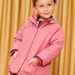 Parka à capuche 3 en 1 vieux rose