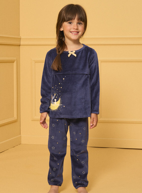 Pyjama Velours Lune LECRIETTE / 24H5PF42PYJC205