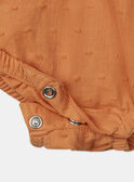 Barboteuse Orange KAZITA / 24E1BFS1BARE405