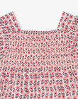 Blouse en popeline nude à imprimé fleuri FAWYLENE / 23E1BFQ1CHED319