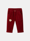 Pantalon en velours côtelé  LASAM / 24H1BGR1PAN501