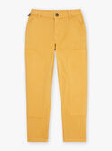 Pantalon droit jaune GIPANTAGE / 23H3PG91PAN107