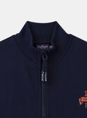 Gilet Bleu Marine Bi-matière MMAFACHAGE / 25E3PG52JGH070