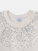 Pull manches courtes à sequins LEITRICETTE / 24H2PFT1PSM005
