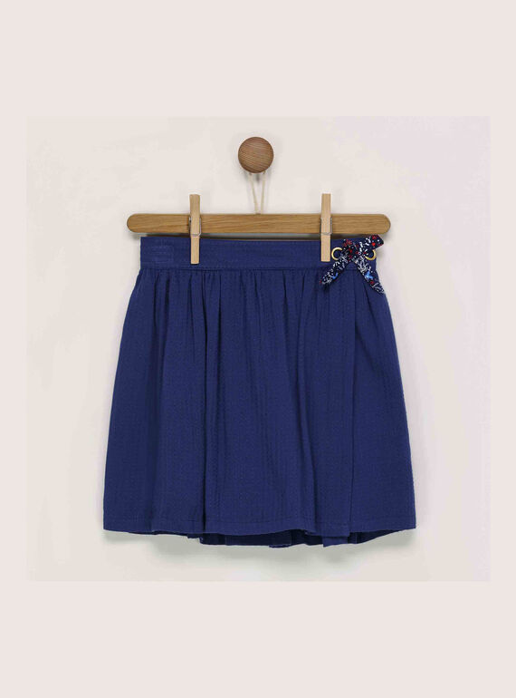 Jupe bleu marine RECOCETTE / 19E2PFE1JUP070
