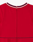 Robe rouge maille milano à détail noeud ZLOMETTE4 / 21E2PFK5ROB719