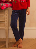 Pyjama noël rouge LAPAGE / 24H5PGF3PYJ050