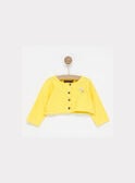 Cardigan jaune NAFIFI / 18E1BFF2CAR010