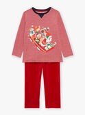 Ensemble pyjama de Noël rouge en velours GLULAGE / 23H5PGG1PYJF511