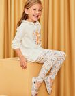 Chemise de nuit en jersey et legging à motifs renard et fleurs DOUNAETTE / 22H5PF22CHN001