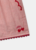 Short chambray rouge MLUSHETTE / 25E2PFQ1SHO050