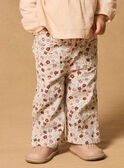 Pantalon évasé imprimé floral MABILLIE / 25E1BF71PAN001
