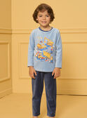 Pyjama velours Construction LECAGE / 24H5PG44PYJC236