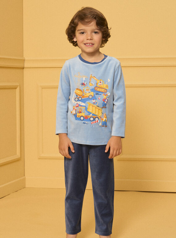 Pyjama velours Construction LECAGE / 24H5PG44PYJC236