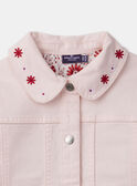 Veste en jean rose MOJACKETTE / 25E2PFJ1VESD317