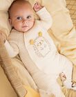 Pyjama à rayures et chaussettes bébé mixte DOUCE / 22H0CMH1ENS001