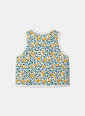 Gilet réversible fleuri LALOLA / 24H1BFO1CSM001