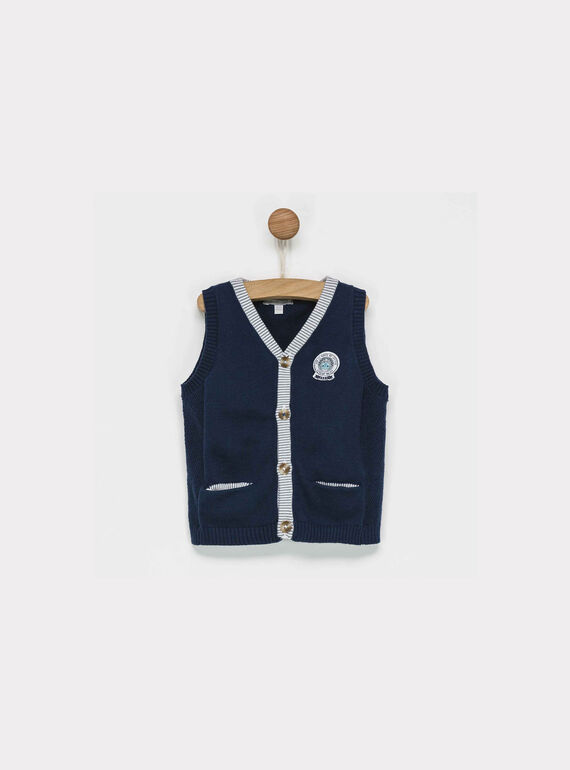 Pull sans manches bleu NAMARIO / 18E1BGT1PSM221