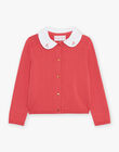 Cardigan rouge en coton FRITETTE 1 / 23E2PFJ1CARF507