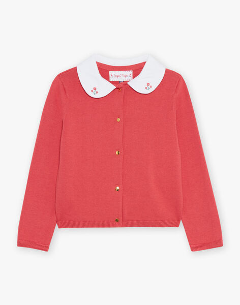 Cardigan rouge en coton FRITETTE 1 / 23E2PFJ1CARF507