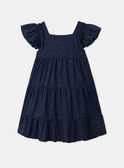Robe fleurie à volants MREDEVETTE / 25E2PFL2ROB070