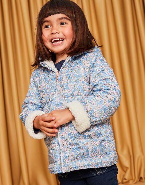 Veste réversible à capuche bleu DRIPOETTE 3 / 22H2PFV2CAP009