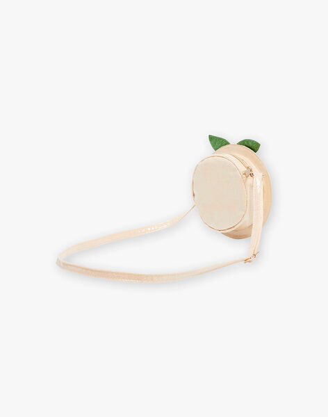 Sac rond orange à bandoullière et forme clémentine FLASAETTE / 23E4PFO1BESE409