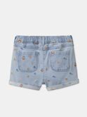 Short en jean à fleurs MLOKETTE / 25E2PFP2SHOP269
