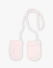 Moufles rose pâle DIPERLE / 22H4BFM2GAN301