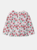 T-shirt de bain UPF 50+ imprimé fraise MITIANA / 25E4BFC1TUV001