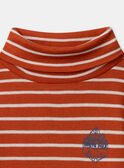Sous-pull Rayé Orange LARAYAGE / 24H3PGR1SPL400