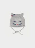 Bonnet gris chiné PACHAPO / 18H4BF61BON943