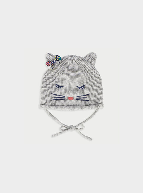 Bonnet gris chiné PACHAPO / 18H4BF61BON943