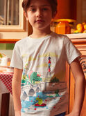 Tee Shirt Manches Courtes Blanc KLAPLOCAGE / 24E3PGN3TMC000