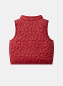 Doudoune Rouge LAGINA / 24H1BFL1D3E050