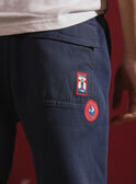Pantalon Confortable Bleu marine MOBOAGE / 25E3PGJ1CFP070