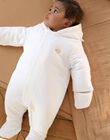 Combi-pilote à capuche en tubique écru FOSKE / 23E0CM71PIL000
