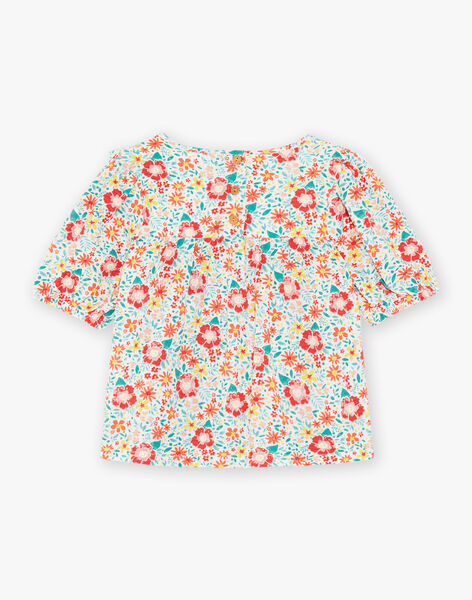 Blouse écrue à fleurs FEBLOZETTE / 23E2PFB1CHE001