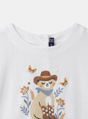 T-shirt  Chat cowboy MLOTETTE / 25E2PFP1TMC001