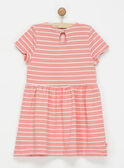 Robe corail - écru NEPAULETTE / 18E2PFG1ROB404
