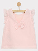Chemisier rose RUMAZIETTE / 19E2PFF2CHE301