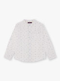 Chemise blanche manches longues retroussables enfant garçon TYWOLAGE / 20E3PGZ2CHM000
